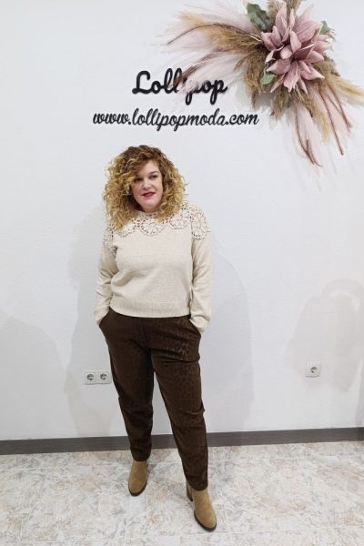 Pantalón Polipiel Leopardo